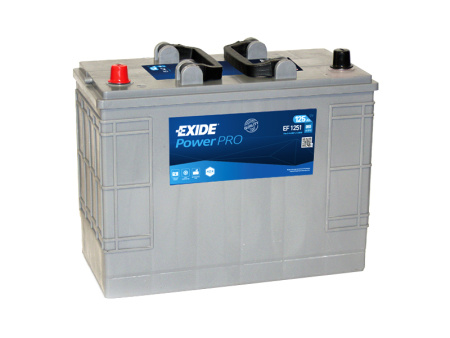 EF1251 EXIDE SHD PRO 125AH 349X175X285 +/- 850A