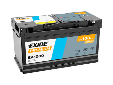 EA1000 EXIDE PREMIUM 100AH 353X175X190 -/+ 900A