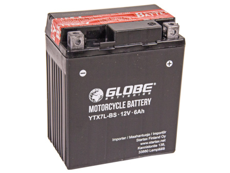 GLOBE AGM 12V 6AH 114X70X130 -/+ 75A (EN)