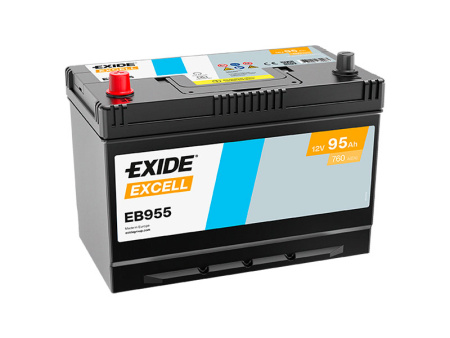 EB955 EXIDE EXCELL 95AH 306X173X222 +/- 760A