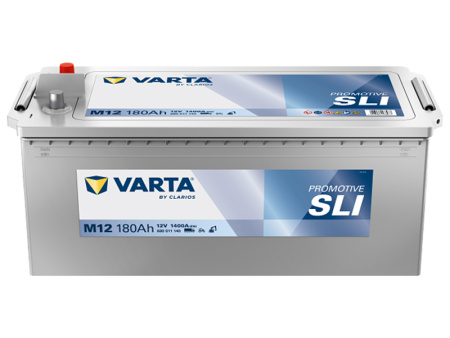 VARTA PROMOTIVE SLI 180AH 1400A 513X223X223MM +/- mm Valtra (pitkittäin) yläkiinnitys