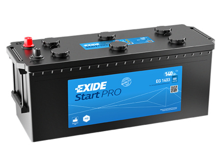 EG1403 EXIDE HD PRO 140AH 513X189X223 +/- 800A