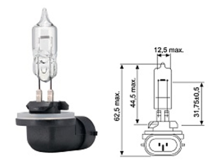 AUTOLAMPPU US-TYPE 862 PG13 JAHN-1197