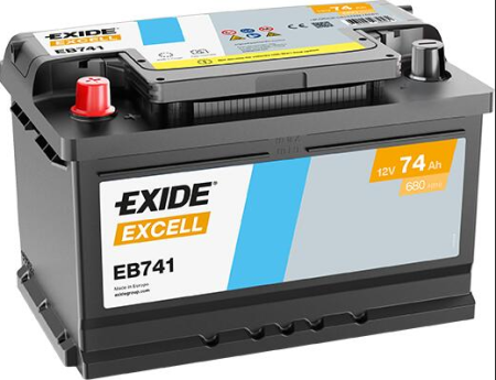 EXIDE-AKKU EXCELL EB741 74AH (TT) EB741-1102