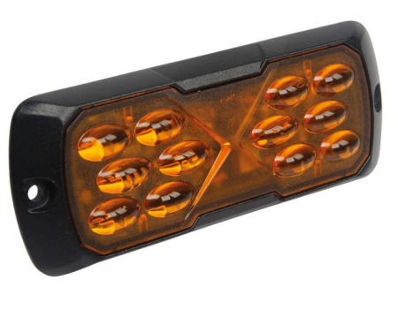 SLD TASOVILKKU 10-30V ECE R65 LUOKKA1, 12-LED, IP67. 114X44X13MM