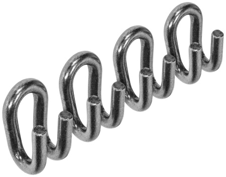 JÄÄKETJUN KOUKKU  6MM SIVUKETTINKEIHIN 4 KPL