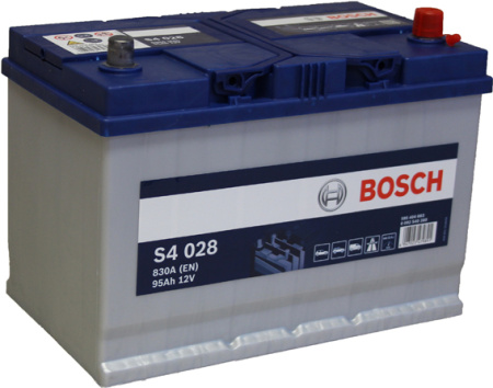 BOSCH AKKU S4 95AH/830A , 306X173X225MM  -/+