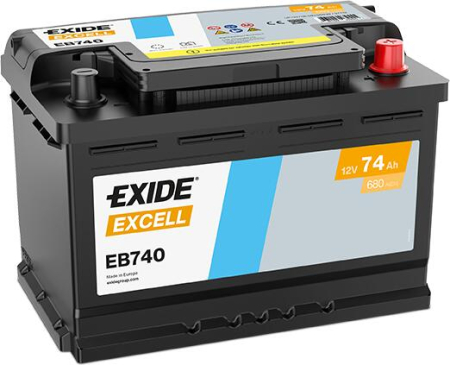 EXIDE-AKKU EXCELL EB740 74AH EB740-1102