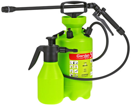 PAINERUISKU 5L + PAINERUISKUPULLO 1,5L GARDEN
