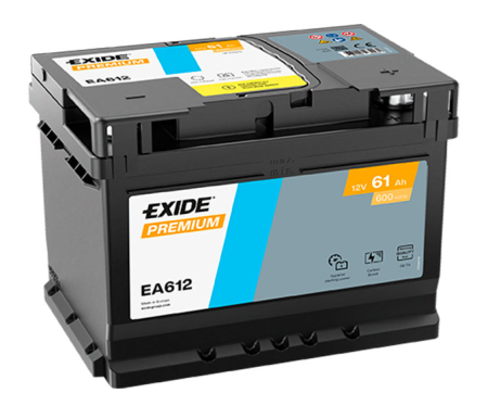 EXIDE-AKKU PREMIUM EA612 61AH