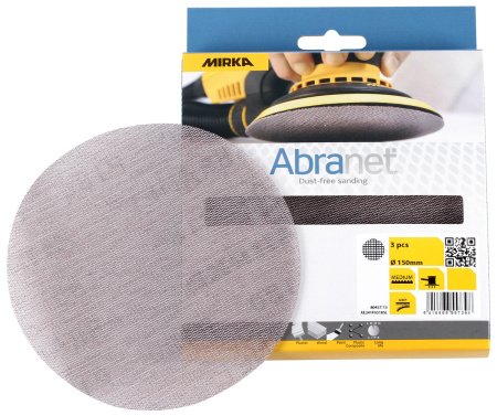 HIOMAPYÖRÖ 150MM P180 ABRANET 3KPL