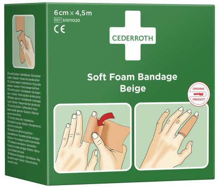 SOFT LAASTARI  BEIGE 6CM X 4,5M