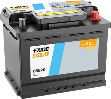 EXIDE-AKKU EXCELL EB620 62AH EB620-1102