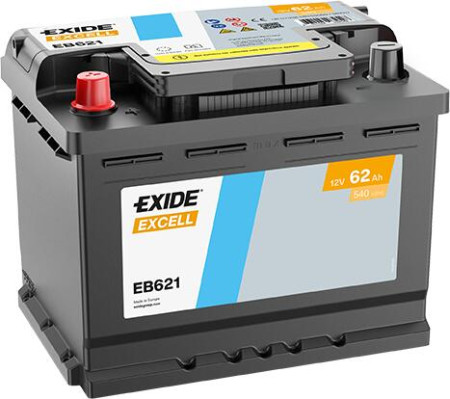 EXIDE-AKKU EXCELL EB621 62AH EB621-1102