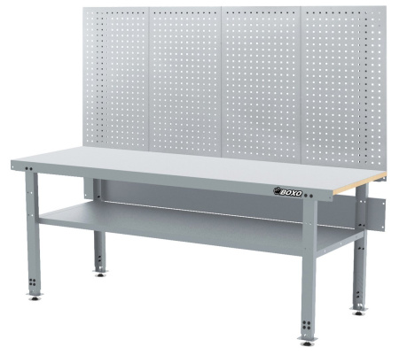 TYÖPÖYTÄ, ALAHYLLY JA REIKÄLEVY 2000MM