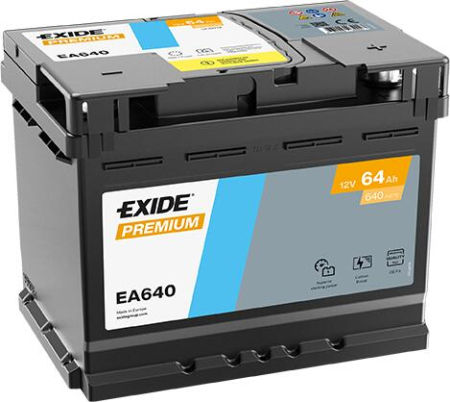EXIDE-AKKU PREMIUM EA640 64AH EA640-1102