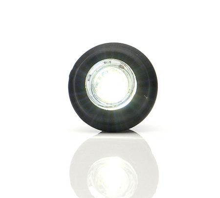 LED-ÄÄRIVALO PYÖREÄ 29MM VALKOINEN 12-24V IP68 SOPII 21MM REIKÄÄ