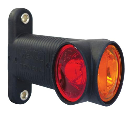 LED-KUMIVARSIVALO O/V  L114MM ADR PUNAINEN/VALKOINEN 12-24V JOHT