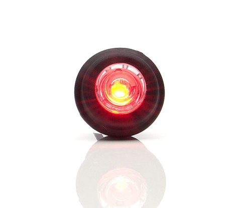 LED-ÄÄRIVALO PYÖREÄ 29MM PUNAINEN 12-24V IP68 SOPII 21MM REIKÄÄN