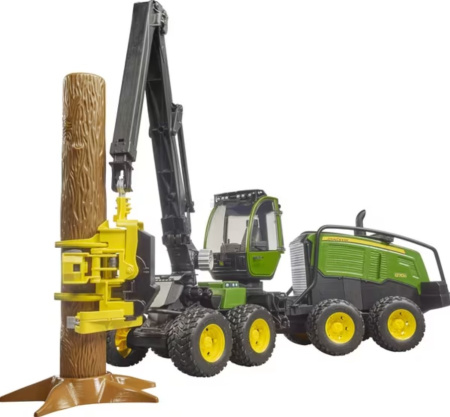 John Deere 1270G -metsäharvesteri puunrungolla