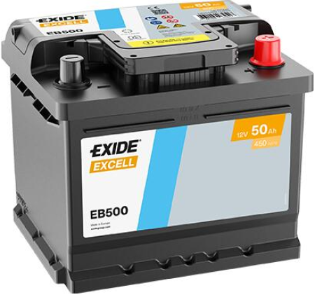 EXIDE-AKKU EXCELL EB500 50AH EB500-1102