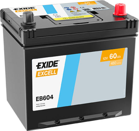 EXIDE-AKKU EXCELL EB604 60AH EB604-1102