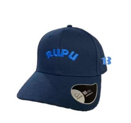 Pelinumero brodeerattuna lippikseen RUPUBRD002