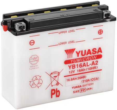 AKKU YUASA  MP 16,8AH -+ 207X71,5X164