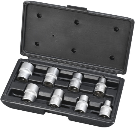 HYLSYSARJA 1/2" 8-OS. E-TORX 10-24MM