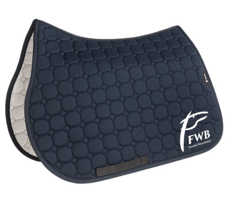 Equiline Octagon koulusatulahuopa sininen full FWB-Logolla