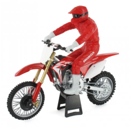 New-Ray, 1:12 HONDA CRF 450R, With Rider pienoismalli