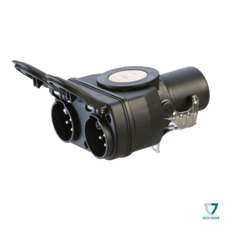 JAEGER PISTOKEADAPTERI 15-NAP PISTOKE -> 2X 7-NAP -RASIA