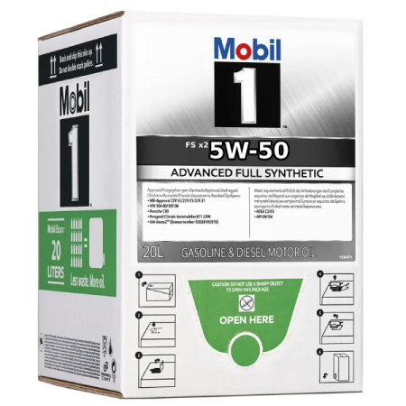MOBIL 1 FS x2 5W-50, 20L Boxx 156471