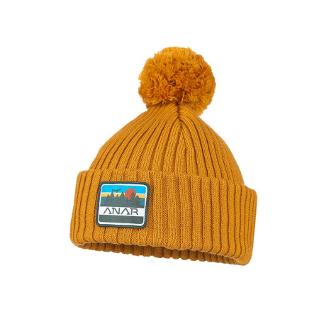 Anar Jussa pompom merinopipo Keltainen, One size
