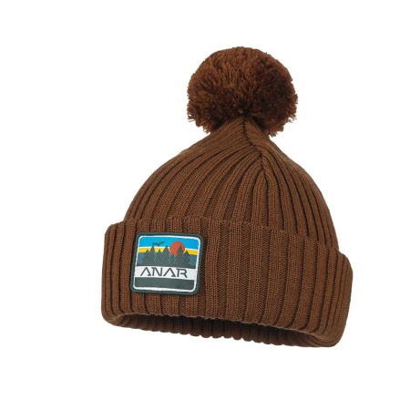 Anar Jussa pompom merinopipo Ruskea, One size