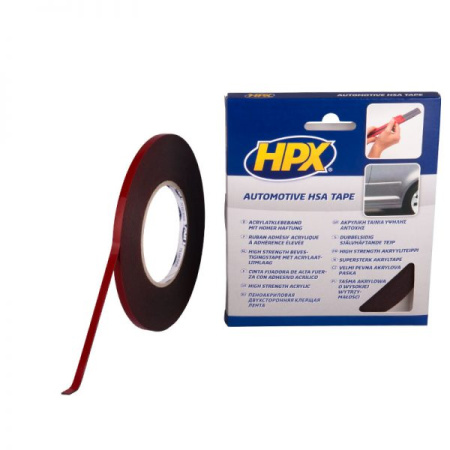 HPX KAKSIPUOLINEN AKRYYLITEIPPI 6MMX10M (ME 5) 32-HSA002