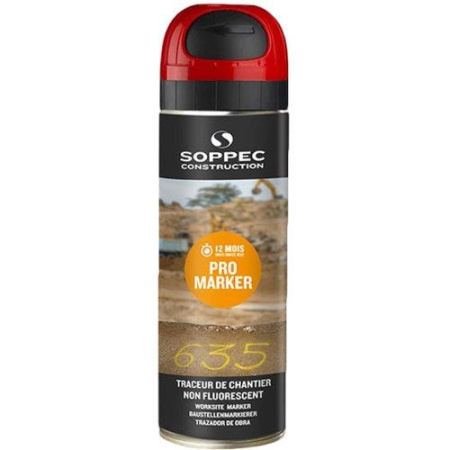 SOPPEC Pro Marker Merkintämaali 500ml, punainen