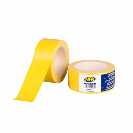 PVC rappausteippi betoni- ja rappauspinnoille, keltainen - 50mm x 33m