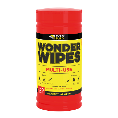 Puhdistuspyyhe WONDER WIPES MULTI -USE, 100 liinaa/prk, valkoinen