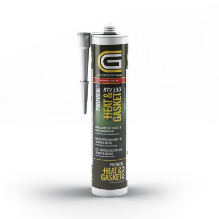 HEAT & GASKET RTV 330, 310 ml ptr, Musta
