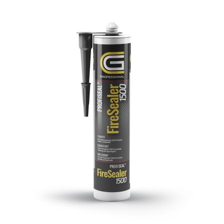 FIRESEALER 1500, 310 ml ptr, musta