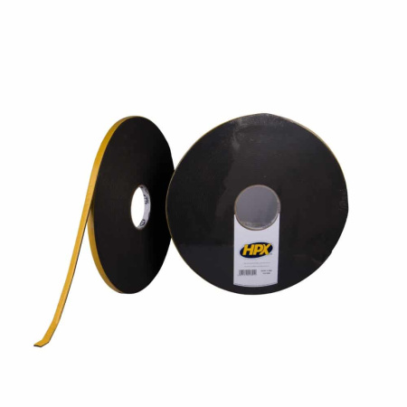 Kaksipuolinen vaahtoteippi 3mm - antrasiitti 12mm x 25m