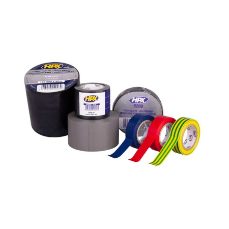 PVC eristysteippi - musta 100mm x 33m