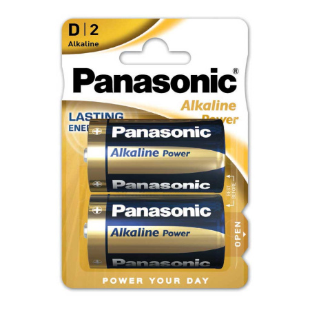 PANASONIC Alkaline Power D LR20APB/2BP 2kpl/pkt