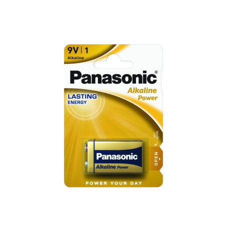 PANASONIC Alkaline Power 9V 6LR61APB/1BP 1kpl/pkt