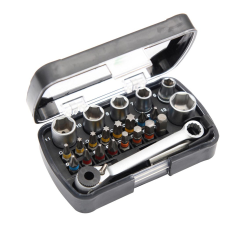 COBIT ruuvauskärki- & hylsysarja 1/4" 23-os