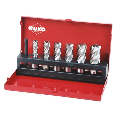 RUKO Reikäjyrsinsarja 12.0-22.0mm 7-os.