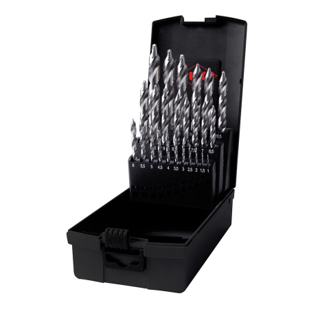 RUKO Kierukkaporasarja 1-13mm 25-os HSS FLOWSTEP®