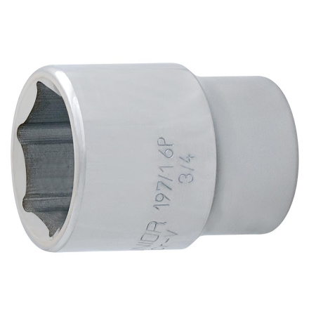UNIOR 3/4" hylsy 38mm 197/1 6p