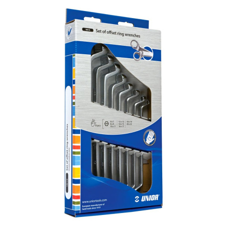 UNIOR 6-22mm polvilenkkiavainsarja 180/1CS